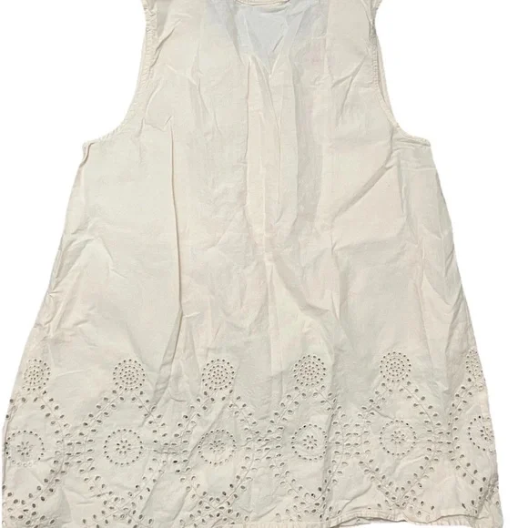 H&M LOGG Cream Eyelet Tank Cotton - Picture 3 of 3